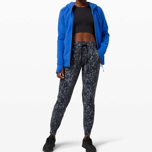 Lululemon Ready to Rulu Jogger 29" Eventide Jacquard Spray Dye Black Size 8 - Picture 5 of 9